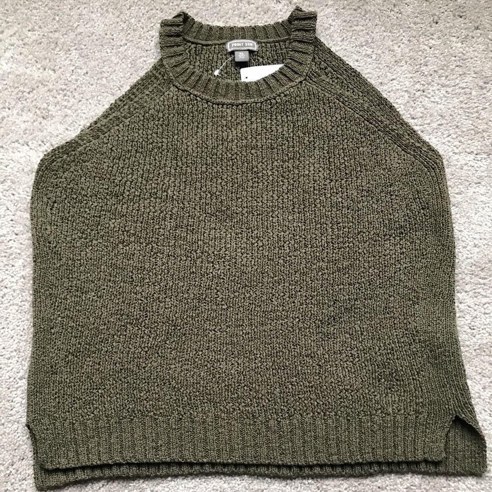 NWT J. Crew Sweater Tank size XL